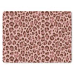 Luipaard - Patroon - Roze muismat rubber klein 262 -3d
