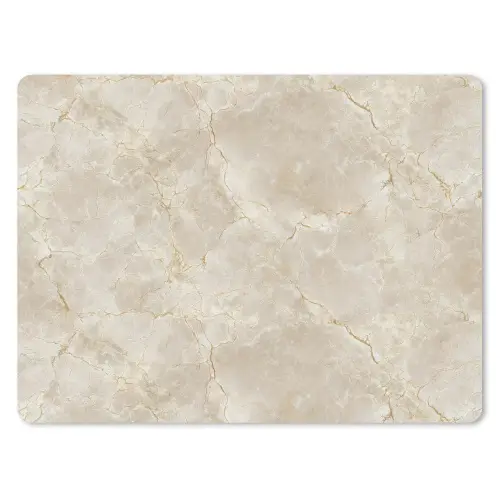 Lichtbeige - Marmer - Aders muismat rubber klein 262 -3d