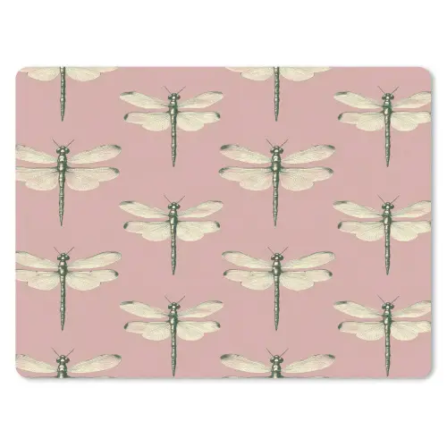 Lillibellen - Patroon - Roze muismat rubber klein 262 -3d
