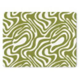 Lijnpatroon - Groen - Organisch muismat rubber klein 262 -3d