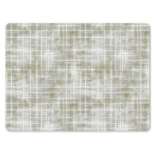 Linnen - Patroon - Groen muismat rubber klein 262 -3d