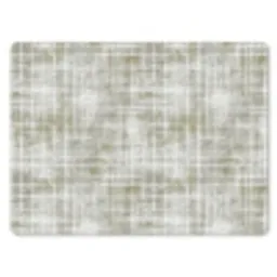 Linnen - Patroon - Groen muismat rubber klein 262 -3d