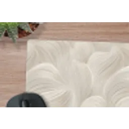 Lijnen - Waaier - Beige muismat rubber klein 262 -closeup