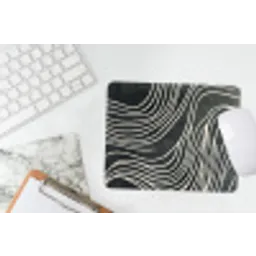 Lijnen - Patroon - Abstract - Wit muismat rubber klein -witbureau