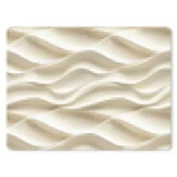 Lijnen - Golvend - Crème muismat rubber klein 262 -3d