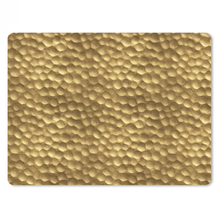 Metaal - Dynamisch - Goud muismat rubber klein 262 -3d