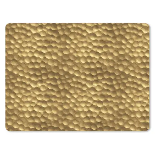 Metaal - Dynamisch - Goud muismat rubber klein 262 -3d