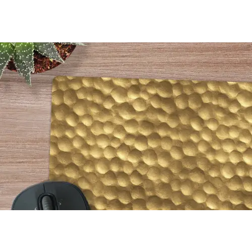 Metaal - Dynamisch - Goud muismat rubber klein 262 -closeup