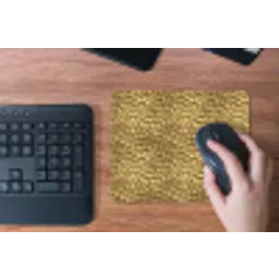 Metaal - Dynamisch - Goud muismat rubber klein 262 -toetsenbord