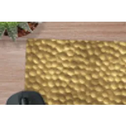 Metaal - Dynamisch - Goud muismat rubber klein 262 -closeup