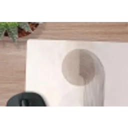 Minimalistisch - Cirkel - Lichtgrijs muismat rubber klein -closeup