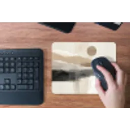 Minimalistisch - Landschap - Dimensie muismat rubber klein -toetsenbord