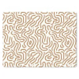 Minimalistisch - Patroon - Terracotta muismat rubber klein 262 -3d