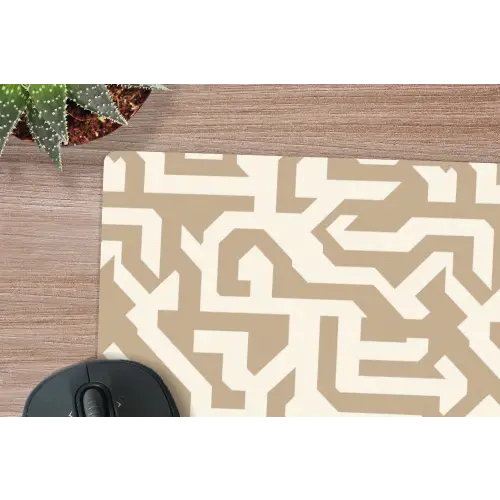 Modern - Abstract - Beige muismat rubber klein 262 -closeup
