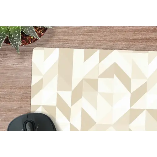 Modern - Abstract - Beige muismat rubber klein 262 -closeup
