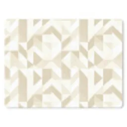 Modern - Abstract - Beige muismat rubber klein 262 -3d