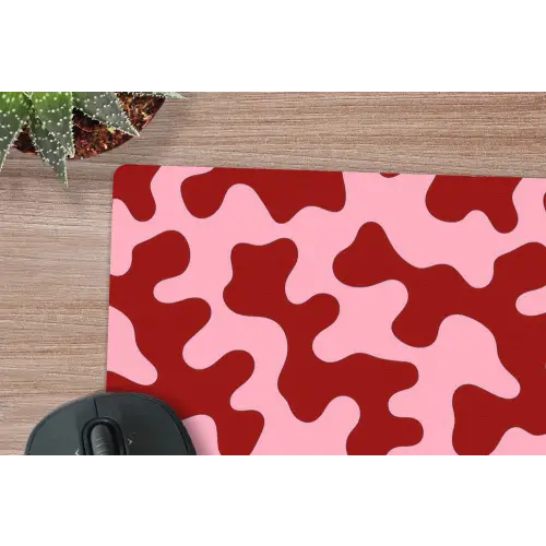Modern - Abstract - Rood muismat rubber klein 262 -closeup