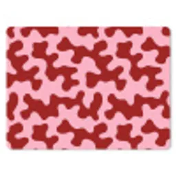 Modern - Abstract - Rood muismat rubber klein 262 -3d