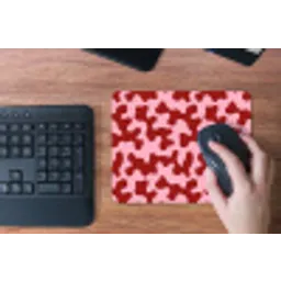 Modern - Abstract - Rood muismat rubber klein 262 -toetsenbord