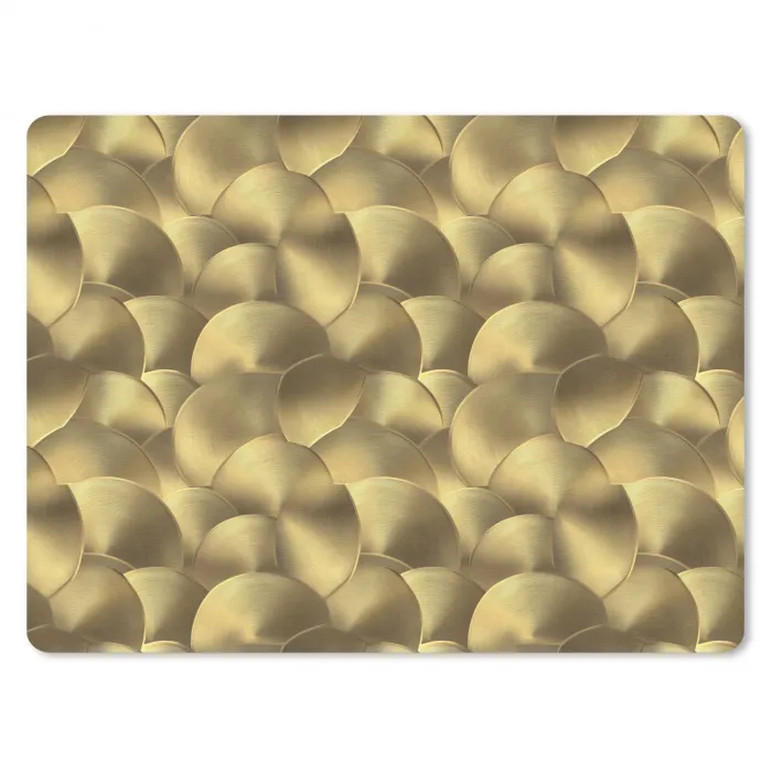 Modern - Cirkel - Goud muismat rubber klein 262 -3d