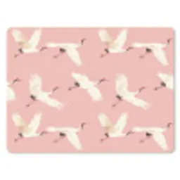 Modern - Kraanvogels - Roze muismat rubber klein 262 -3d