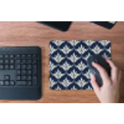 Modern - Ontwerp - Blauw muismat rubber klein 262 -toetsenbord