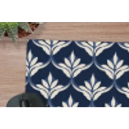 Modern - Ontwerp - Blauw muismat rubber klein 262 -closeup
