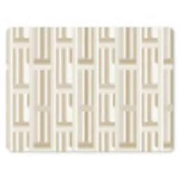 Modern - Geometrisch - Beige muismat rubber klein 262 -3d