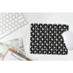 Modern - Geometrisch - Zwart muismat rubber klein 262 -witbureau