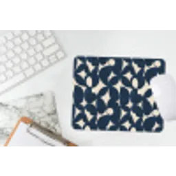 Modern - Geometrisch - Blauw muismat rubber klein 262 -witbureau