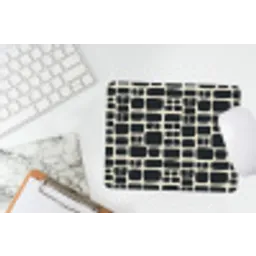 Modern - Organisch - Zwart muismat rubber klein 262 -witbureau