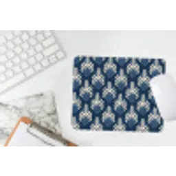 Modern - Patroon - Blauw muismat rubber klein 262 -witbureau