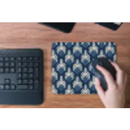 Modern - Patroon - Blauw muismat rubber klein 262 -toetsenbord