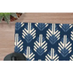 Modern - Patroon - Blauw muismat rubber klein 262 -closeup