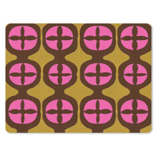 Modern - Patroon - Roze muismat rubber klein 262 -3d