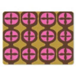 Modern - Patroon - Roze muismat rubber klein 262 -3d