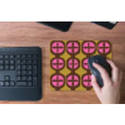 Modern - Patroon - Roze muismat rubber klein 262 -toetsenbord