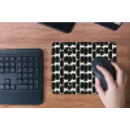 Modern - Patroon - Zwart muismat rubber klein 262 -toetsenbord