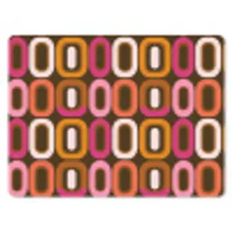 Modern - Retro - Kleurrijk muismat rubber klein 262 -3d