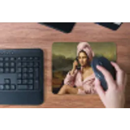 Mona - Klassiek - Roze muismat rubber klein -toetsenbord