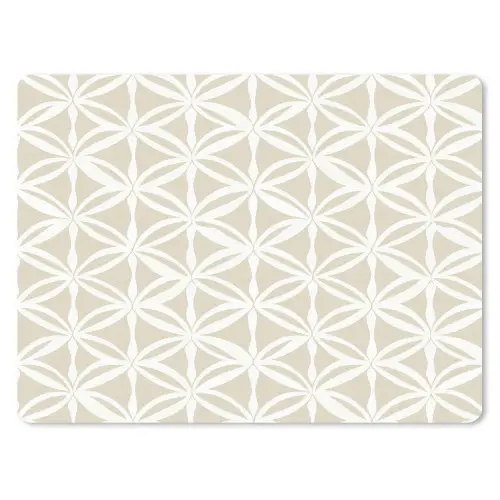 Motief - Modern - Beige muismat rubber klein 262 -3d