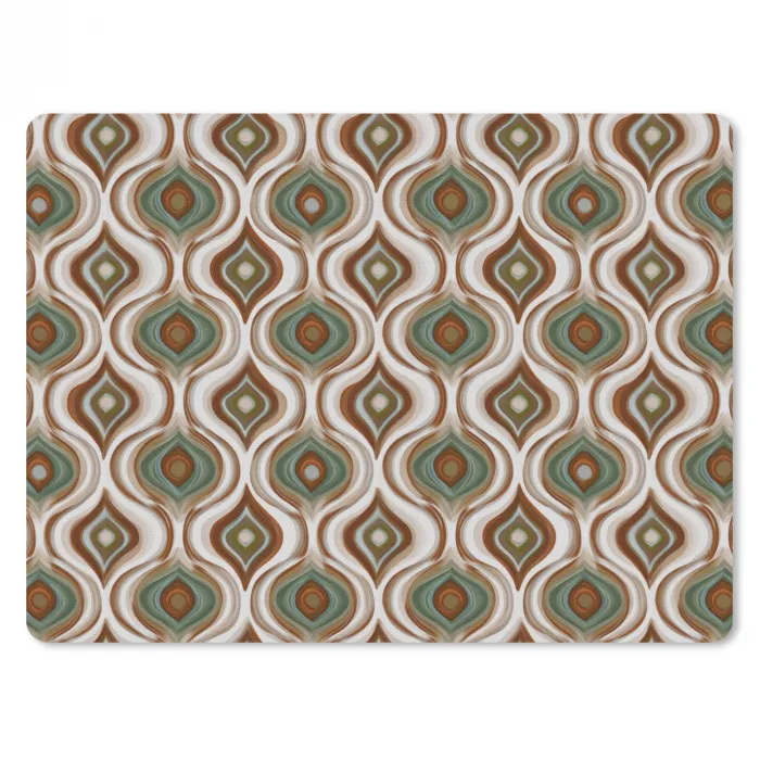 Motief - Patroon - Kleurrijk muismat rubber klein 262 -3d