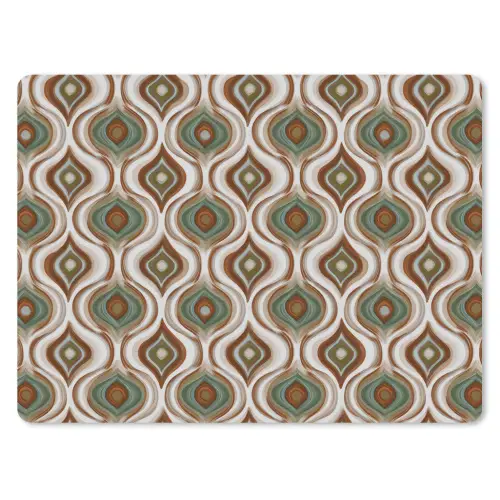 Motief - Patroon - Kleurrijk muismat rubber klein 262 -3d