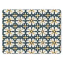 Motief - Tegel - Okergeel muismat rubber klein 262 -3d