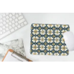 Motief - Tegel - Okergeel muismat rubber klein 262 -witbureau