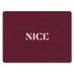 Nice - Bordeaux - Roze muismat rubber klein -3d