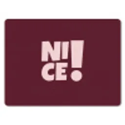 Nice - Uitroepteken - Rood muismat rubber klein -3d