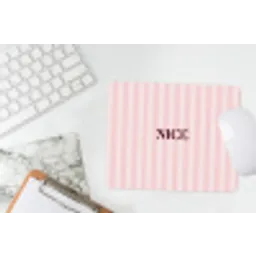 Nice - Strepen - Roze muismat rubber klein -witbureau