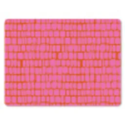 Organisch - Raster - Roze muismat rubber klein 262 -3d