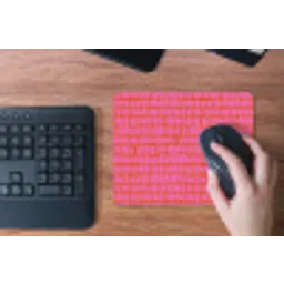 Organisch - Raster - Roze muismat rubber klein 262 -toetsenbord